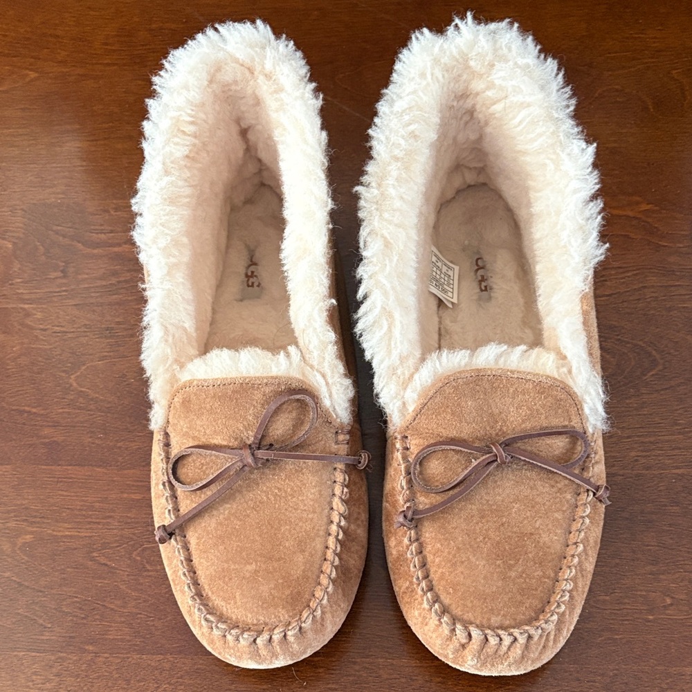 UGG Women's Tan Suede Moccasins